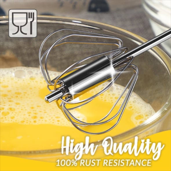 🔥Last Day Promotion-49%OFF-Stainless Steel Semi-Automatic Whisk