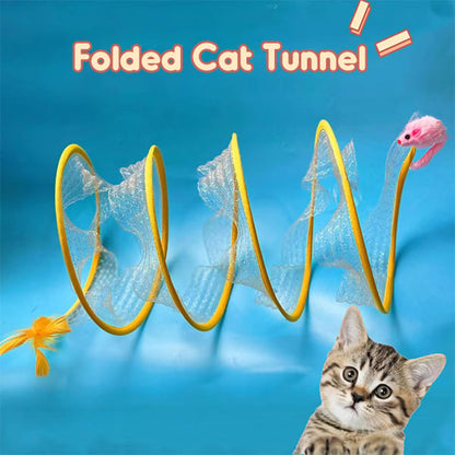 🔥This Week's Special Offer 49% OFF -Folded Cat Tunnel Toy