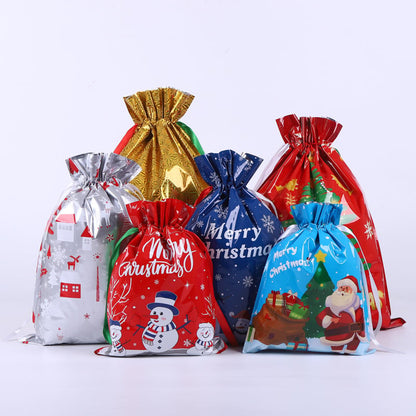 🎄Christmas Sales 49% OFF-Drawstring Christmas Gift Bags (Biodegradable)