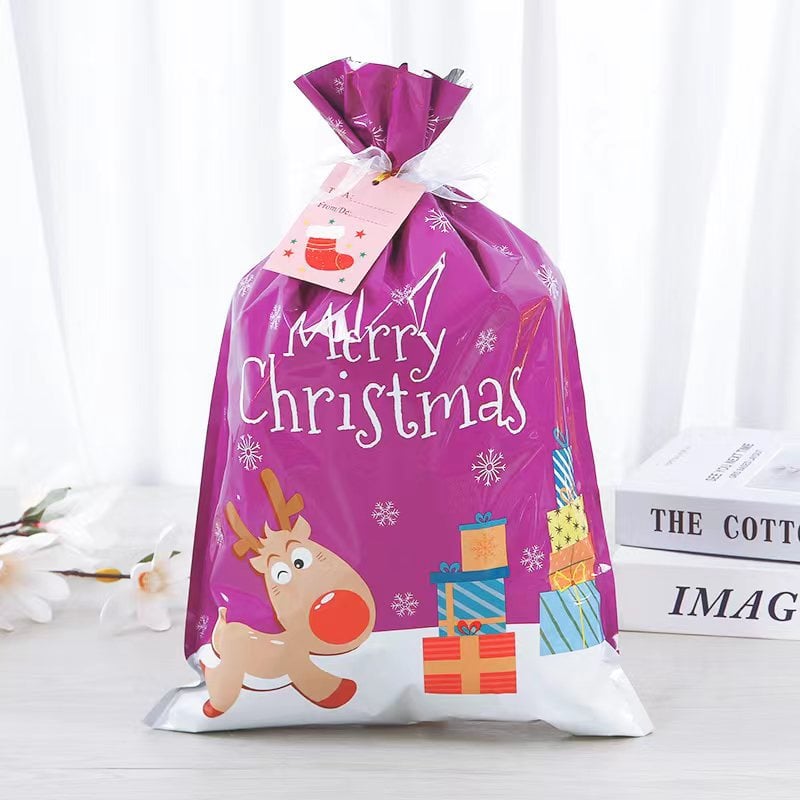 🎄Christmas Sales 49% OFF-Drawstring Christmas Gift Bags (Biodegradable)