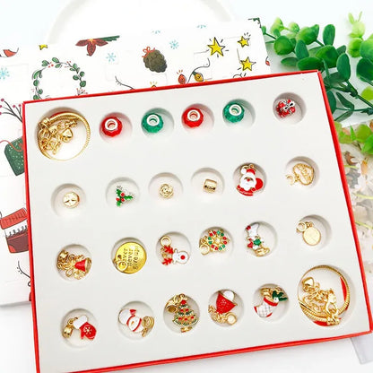 🔥Last Day 50% OFF🎄DIY CHRISTMAS ADVENT CALENDAR BRACELETS SET-Buy 2 Free Shipping