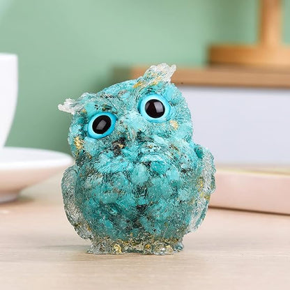 🎄Christmas Flash Sale-50% OFF-Handmade Natural Crystal Gemstone Owl