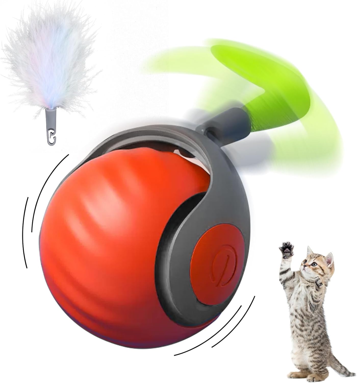 Interactive Rechargeable Cat Toy Ball