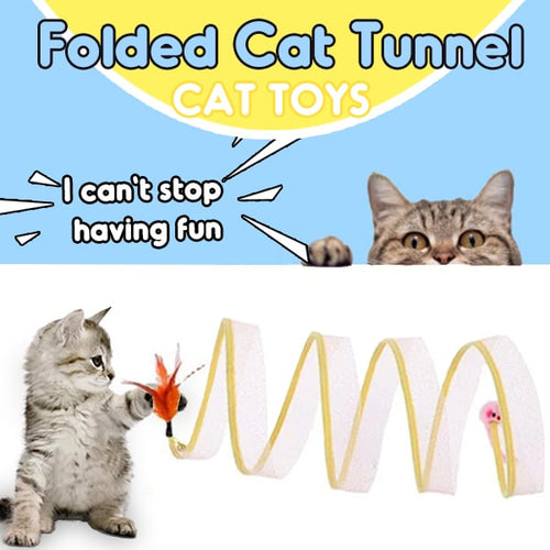 🔥This Week's Special Offer 49% OFF -Folded Cat Tunnel Toy