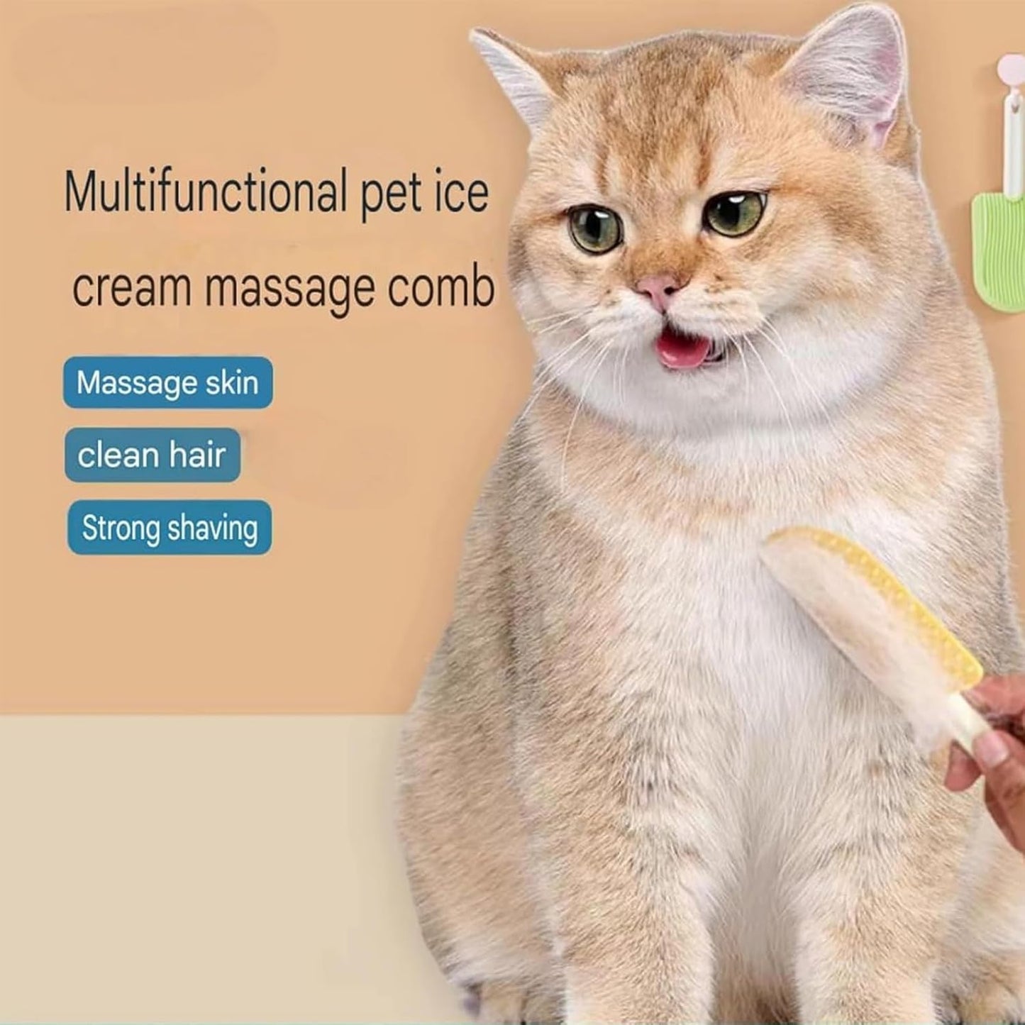 Cat tongue comb