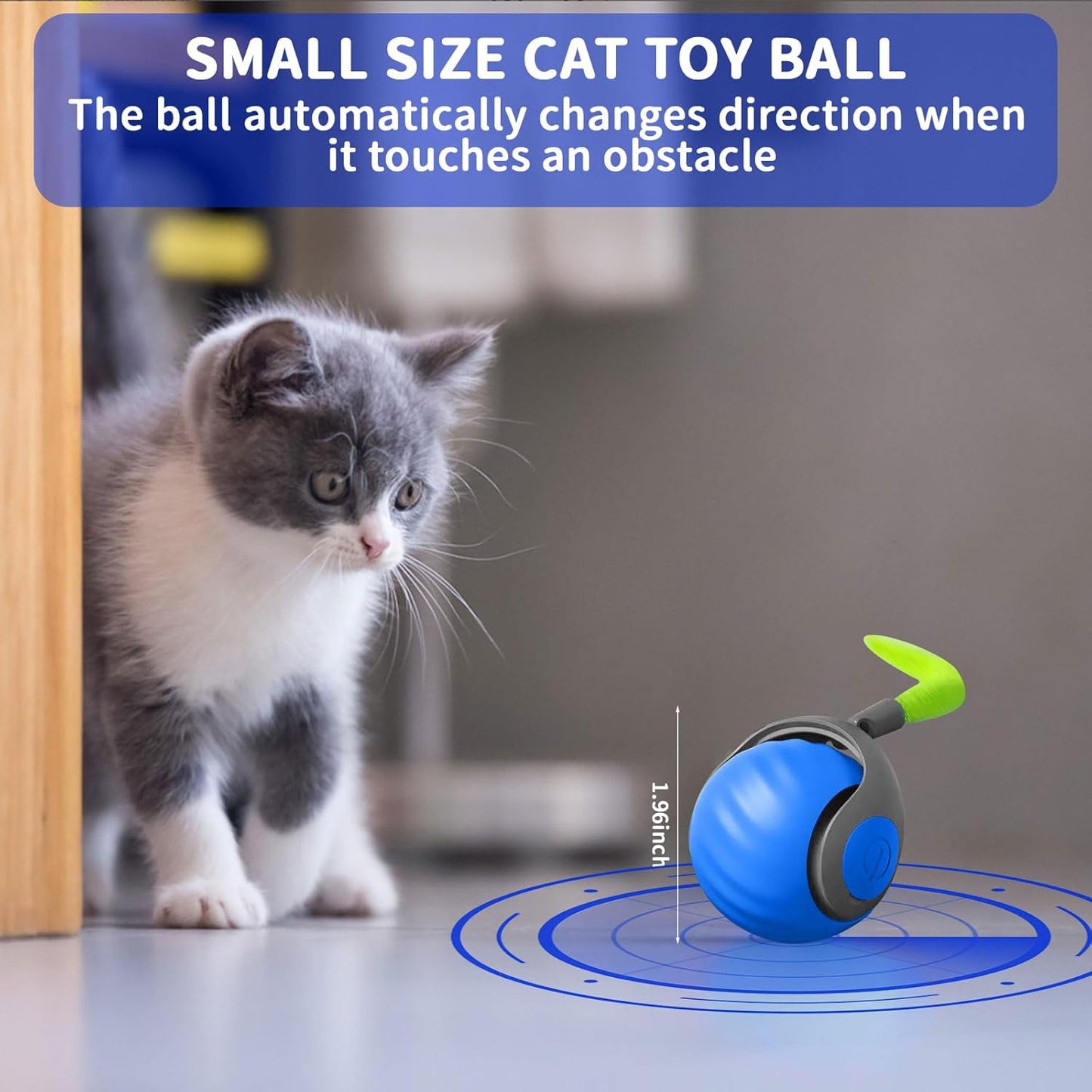 Interactive Rechargeable Cat Toy Ball