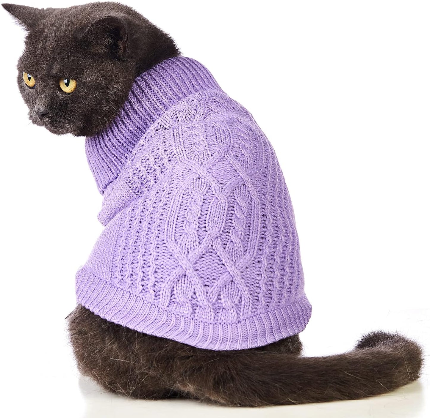 Knitted Sleeveless Cat Sweater