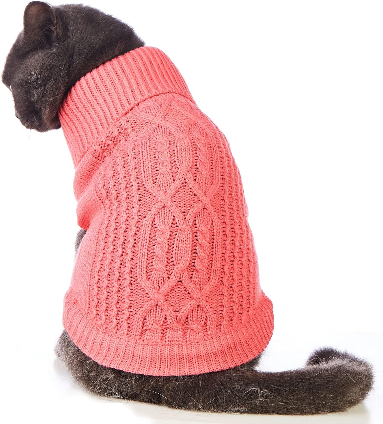 Knitted Sleeveless Cat Sweater