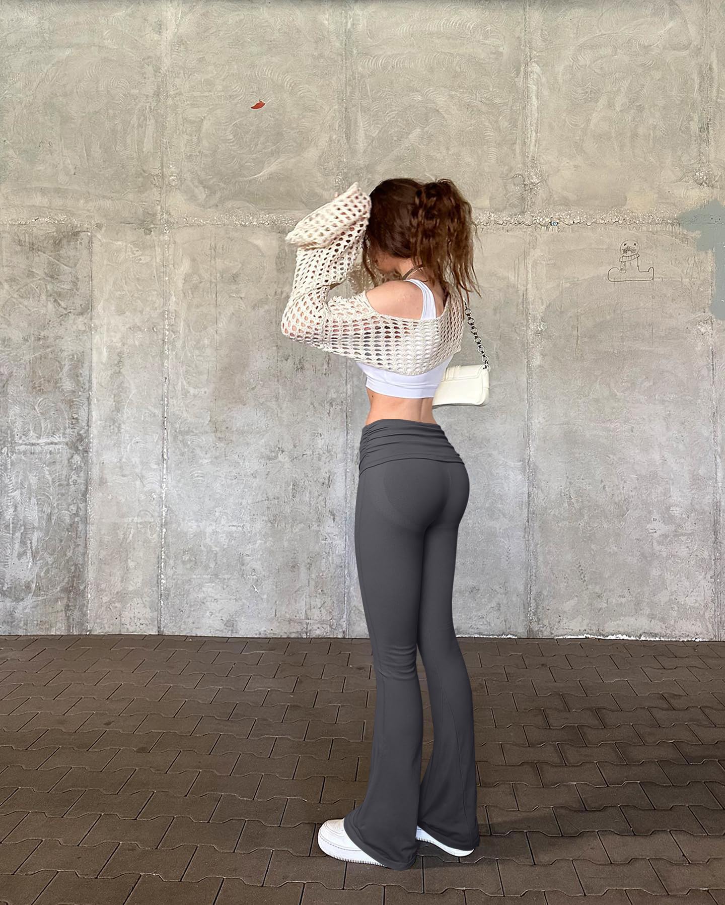 🔥This Week's Special Offer 49% OFF -Fold Over Flared Yoga Pants -Buy 2 Free shipping