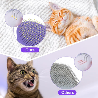 Silicone Cat Brush for Grooming and Shedding