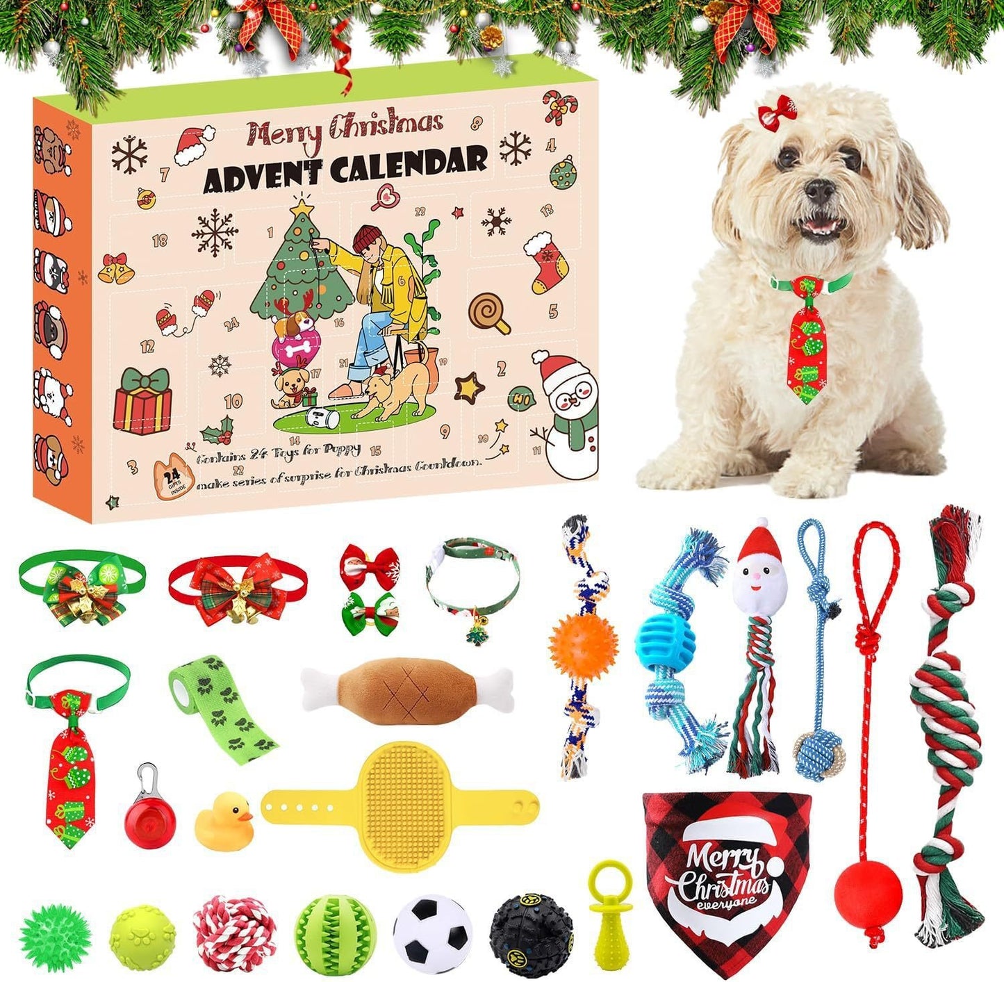 🔥LAST 48 HOURS 49% OFF - 🐱2024 CHRISTMAS COUNTDOWN CAT TOYS ADVENT CALENDAR