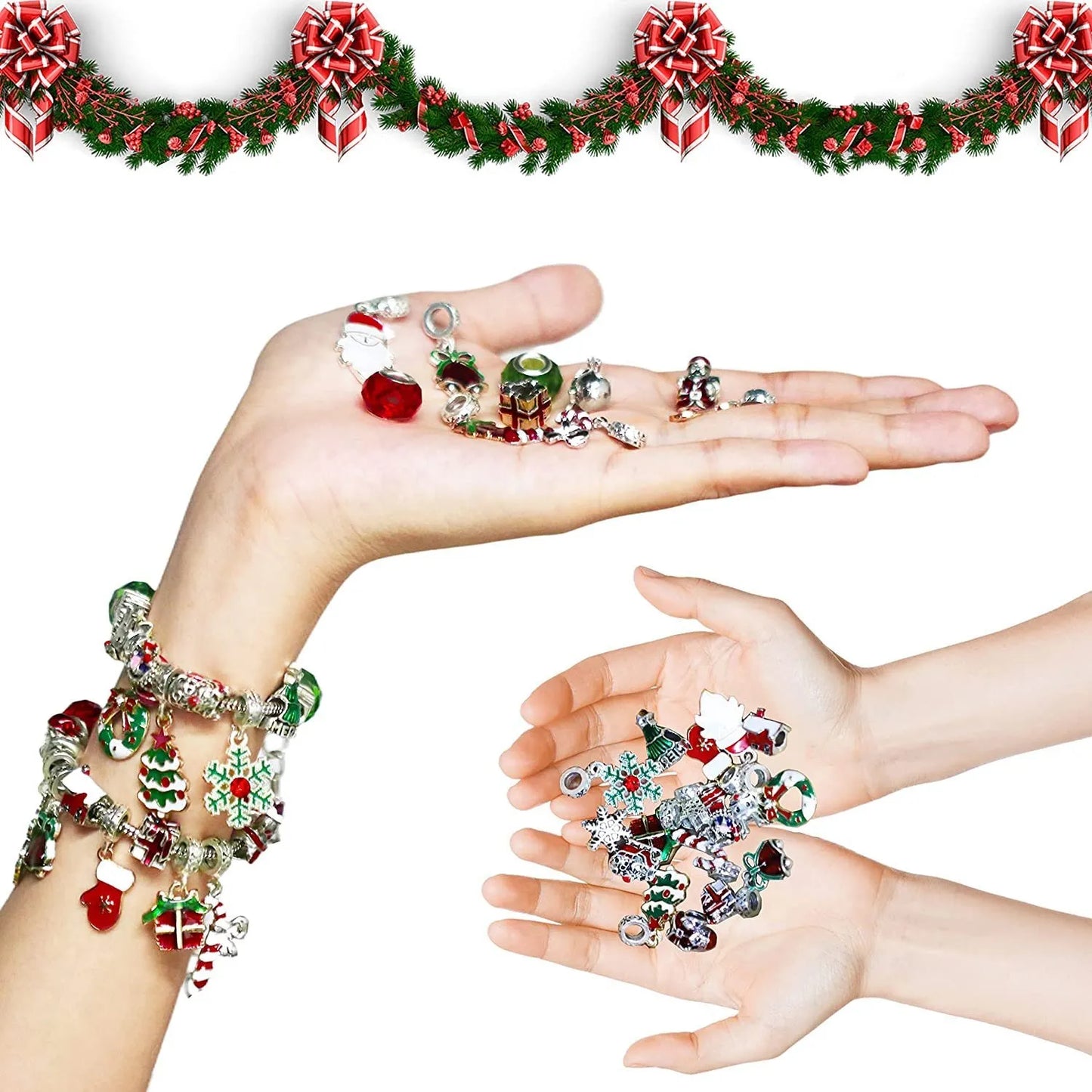 🔥Last Day 50% OFF🎄DIY CHRISTMAS ADVENT CALENDAR BRACELETS SET-Buy 2 Free Shipping