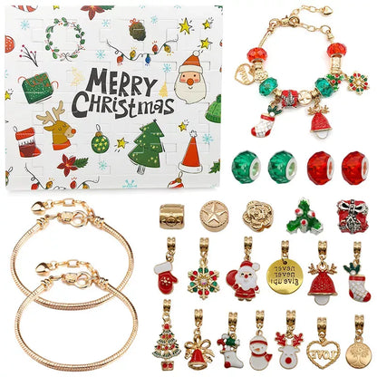 🔥Last Day 50% OFF🎄DIY CHRISTMAS ADVENT CALENDAR BRACELETS SET-Buy 2 Free Shipping