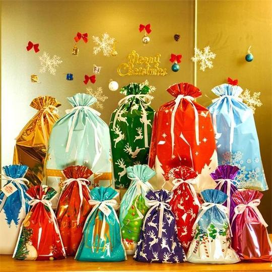 🎄Christmas Sales 49% OFF-Drawstring Christmas Gift Bags (Biodegradable)