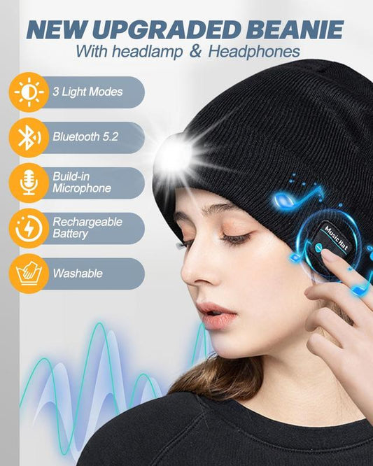 🎄Christmas Sales 60% OFF-2024 LED Bluetooth Beanie