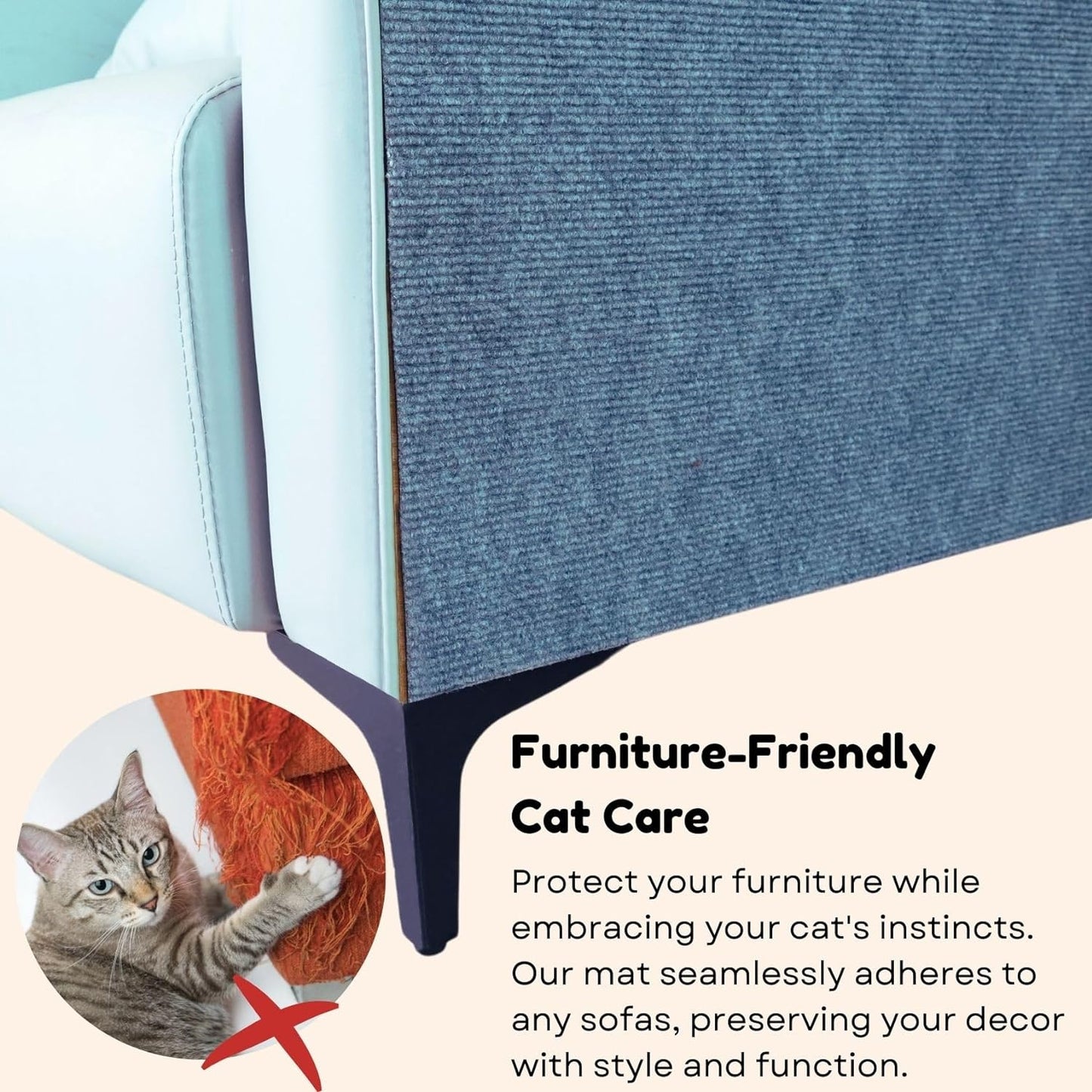 49% off🔥Can protect furniture -AsisumptionTMcat scratching mat