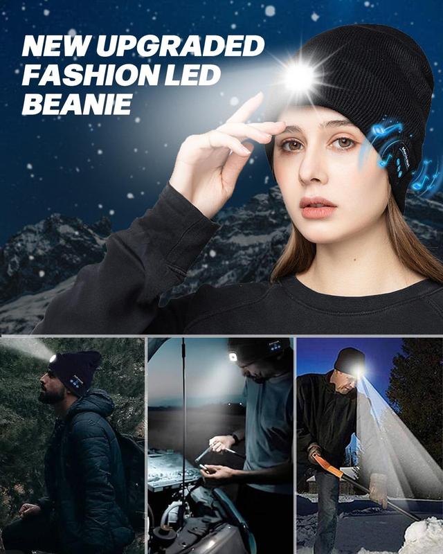 🎄Christmas Sales 60% OFF-2024 LED Bluetooth Beanie