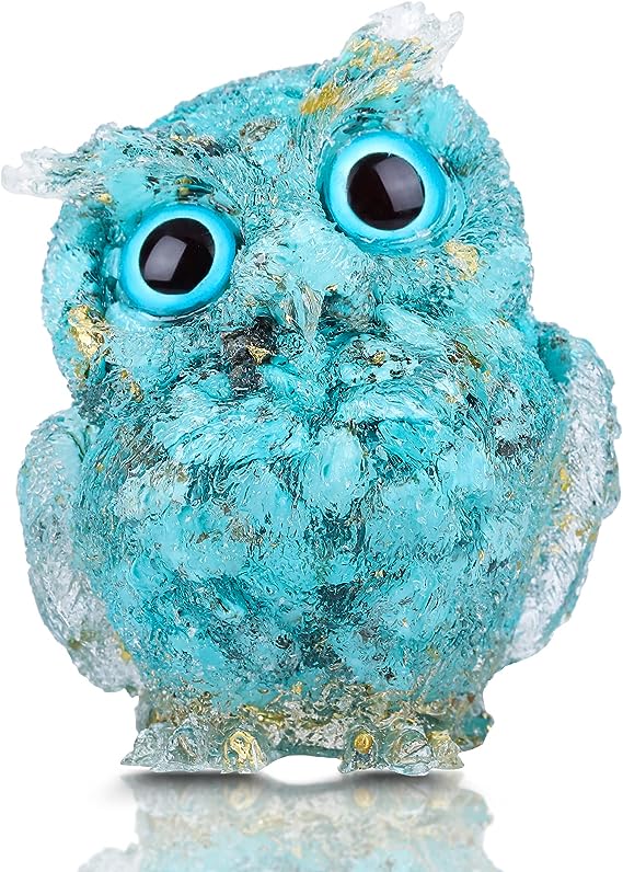 🎄Christmas Flash Sale-50% OFF-Handmade Natural Crystal Gemstone Owl