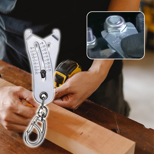 🔥This Week's Special Offer 49% OFF - Precise Thread Size Checker Keychain