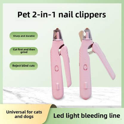 Pet LED nail clipper