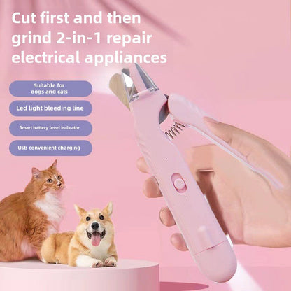 Pet LED nail clipper